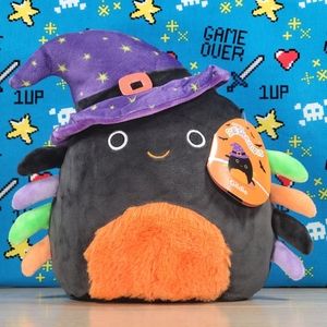 Squishmallow Gildie the Spider 8" UltraSoft Stuffed Halloween Kids Toy Plush NWT